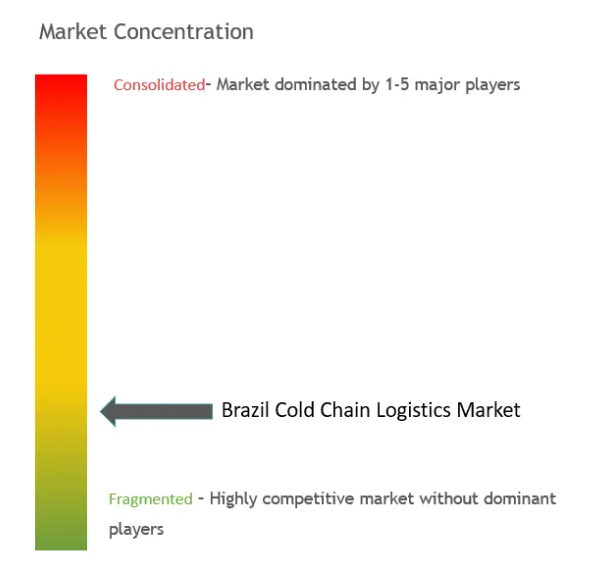 Brazil Cold Chain Logistics Market Concentration